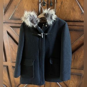 Navy girls Zara pea coat